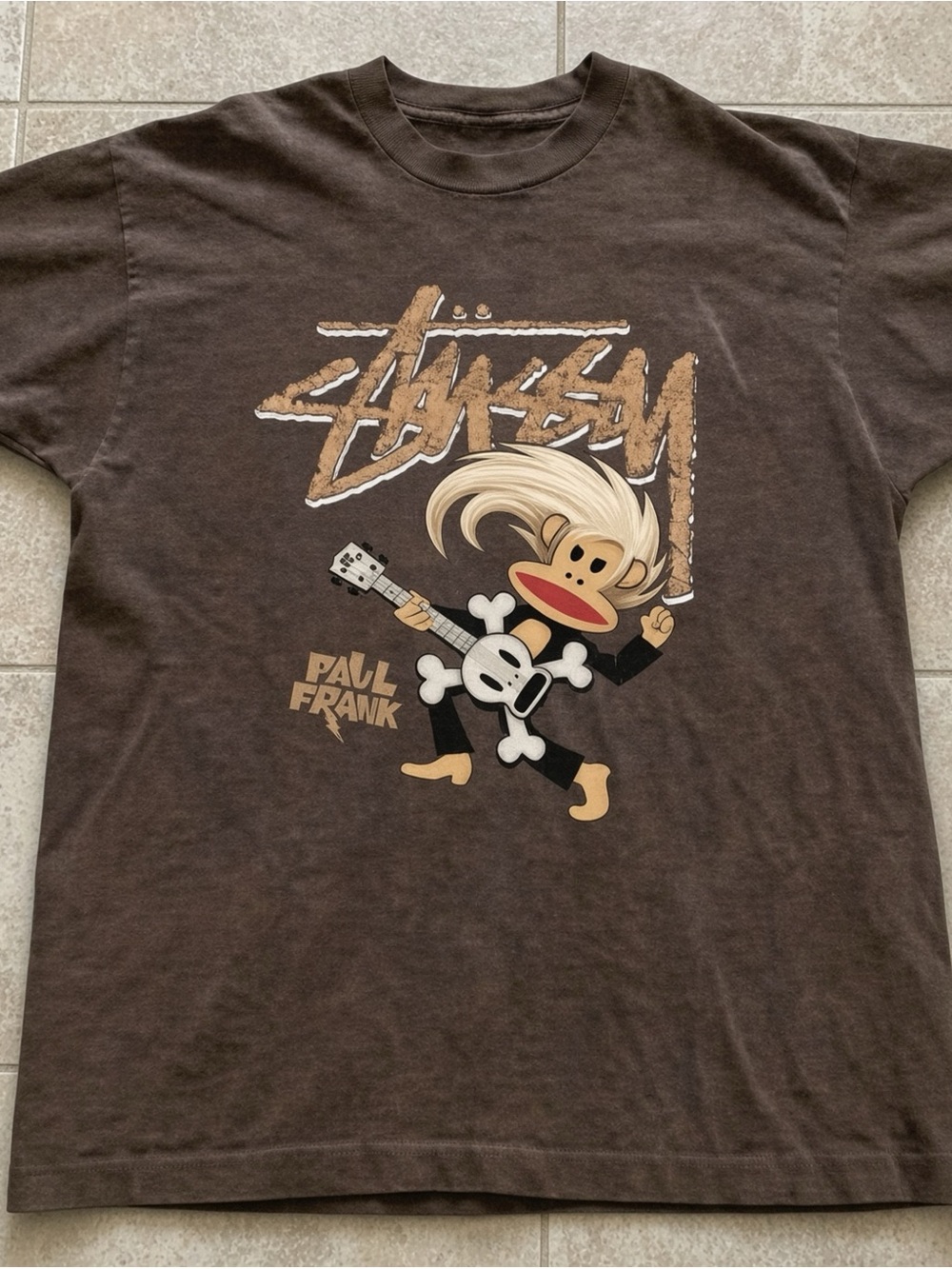 Stussy x Paul Frank Brown T-shirt